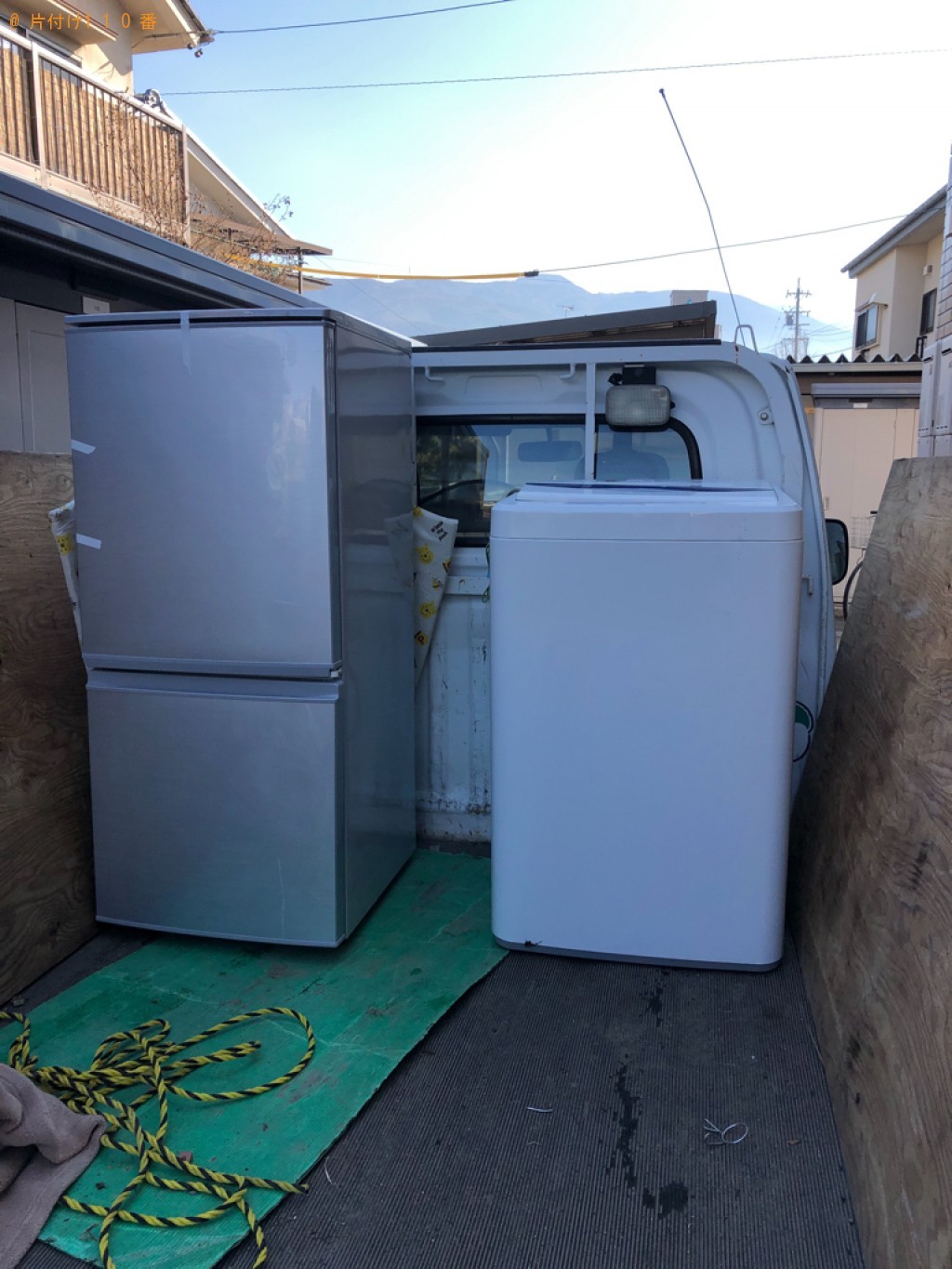 【松本市元町】冷蔵庫、洗濯機、布団の回収・処分ご依頼　お客様の声