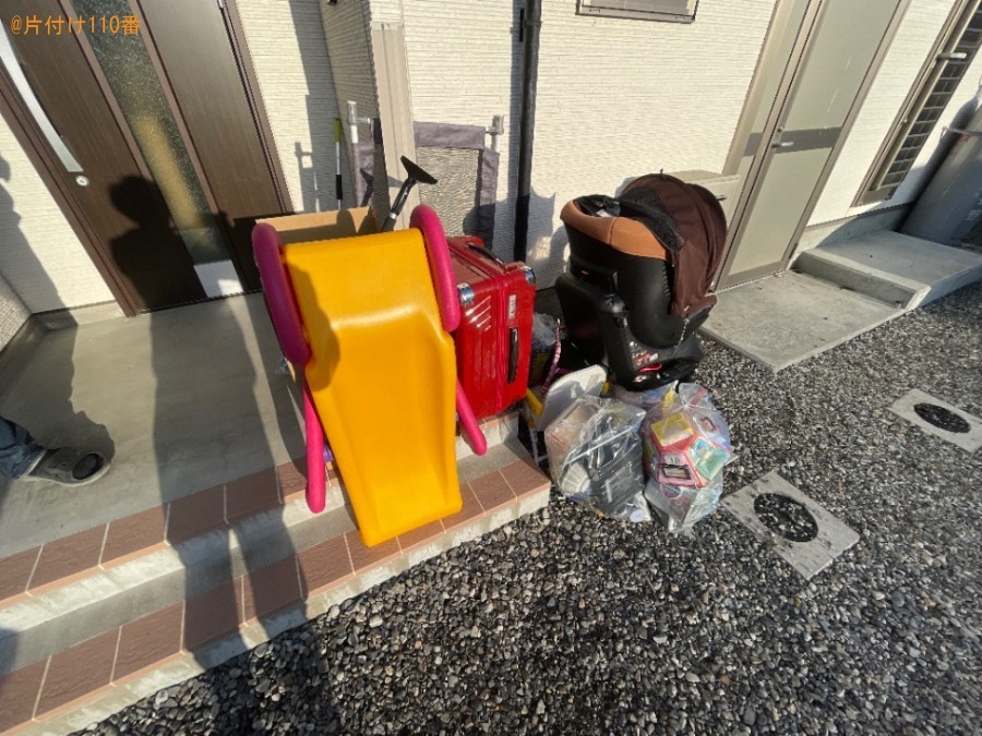 【東筑摩郡筑北村】チャイルドシート、滑り台、スーツケース等の回収
