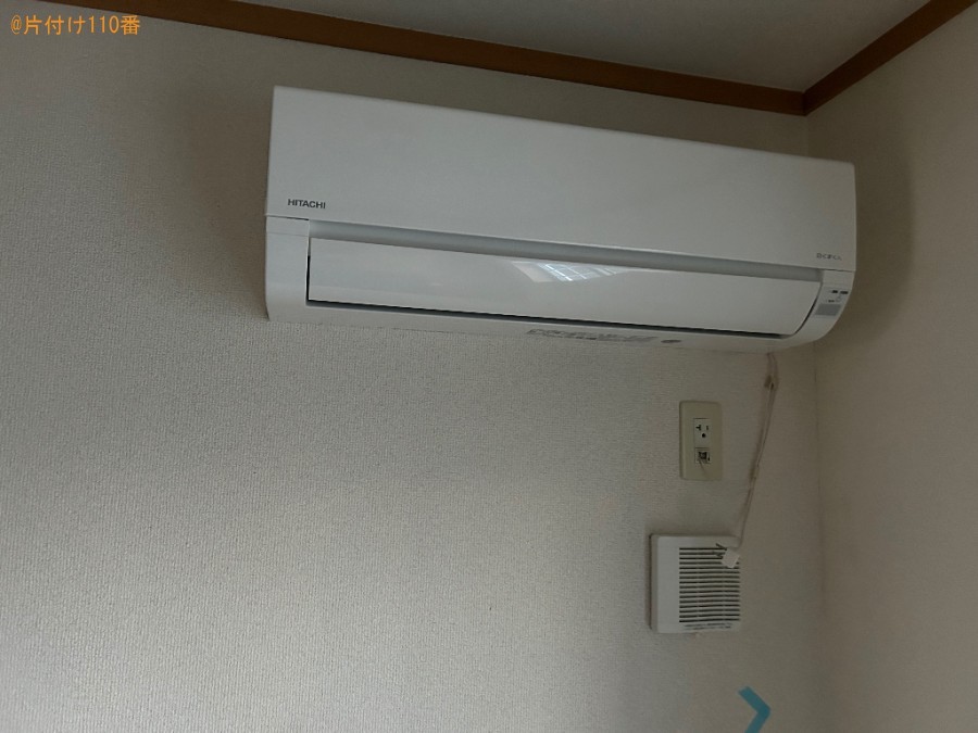 【松本市】家庭用エアコンの取り外し・回収・処分ご依頼　お客様の声