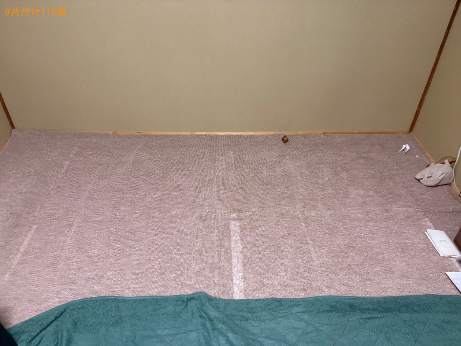 【茅野市】マットレス付きセミダブルベッドの回収・処分ご依頼