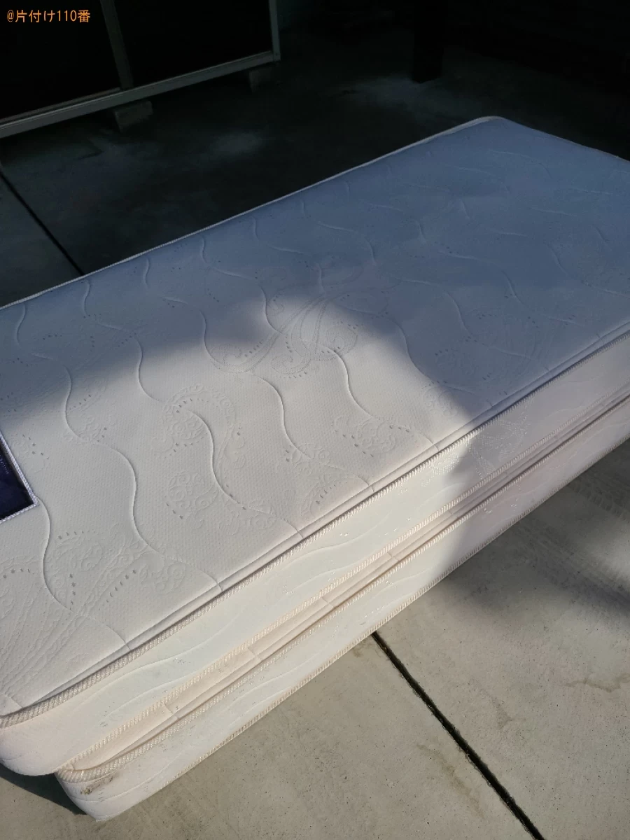 マットレス付きシングルベッドの回収・処分ご依頼　お客様の声